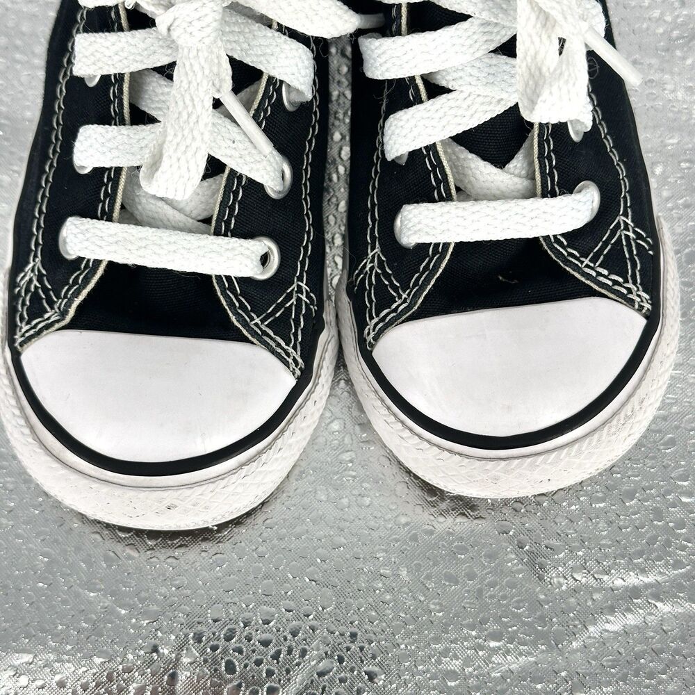 Converse Chuck Taylor All Star Hi Toddler Black/White Shoe Size 7C 7J231 - Picture 4 of 12